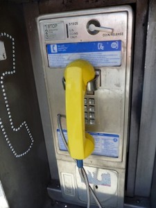 Yellow phone.