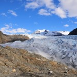 Standing where the glacier one was.