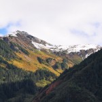 Sunny valley behind Mt. Bullard.